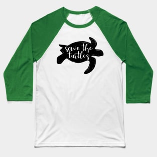 Save the Turtles Baseball T-Shirt